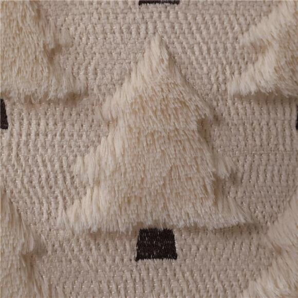 Christmas Pillow Covers Set of 2 18x18 Inch Soft Plush Xmas Tree Throw Decor - Picture 6 of 7